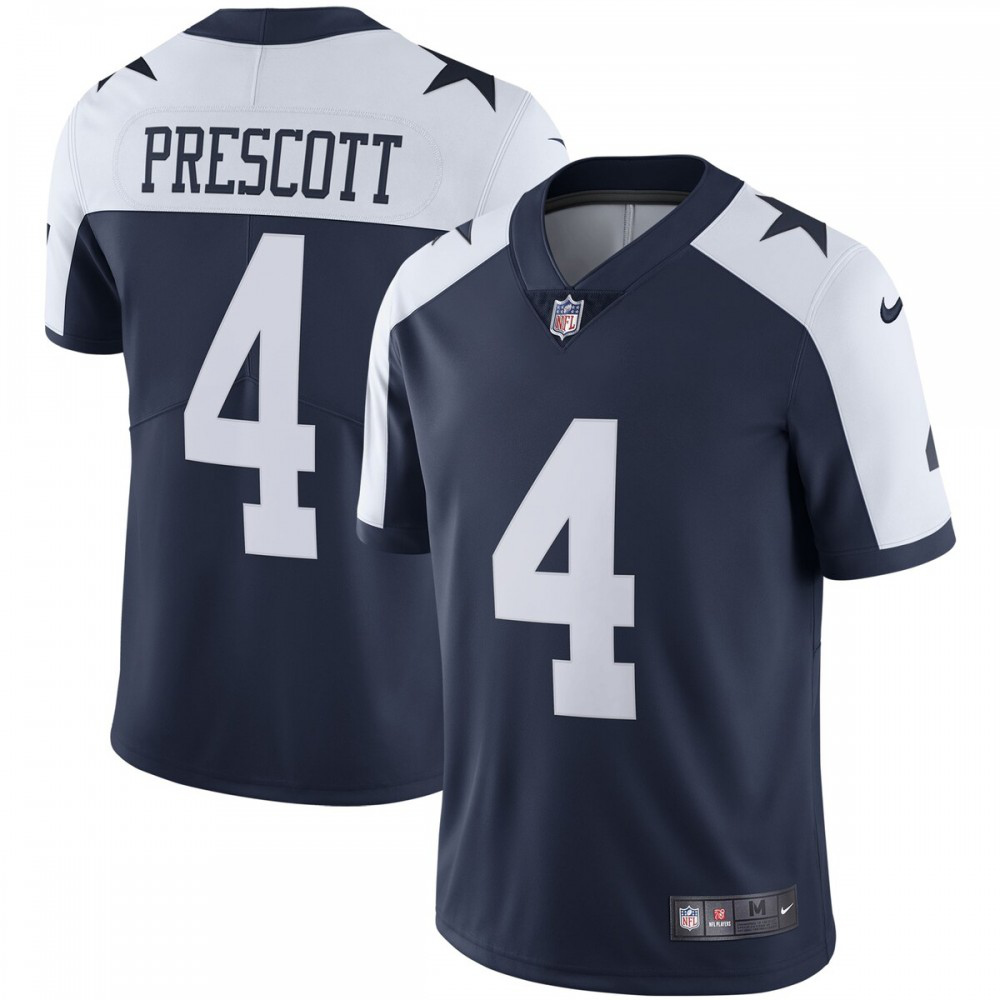 Dak Prescott Dallas Cowboys Nike Alternate Vapor Limited Jersey - Navy-Profan Arena